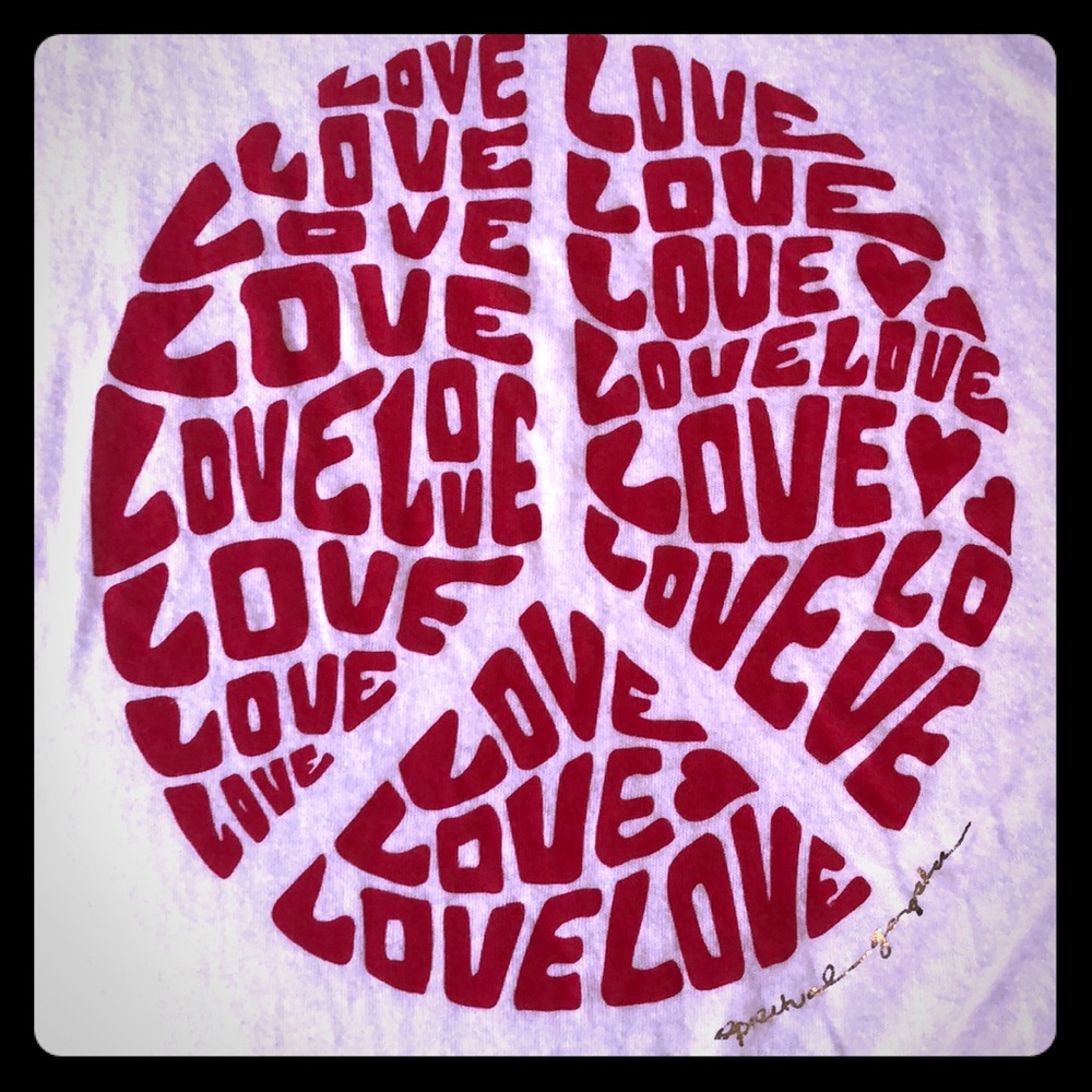 Adorable LOVE ❤️☮️tank